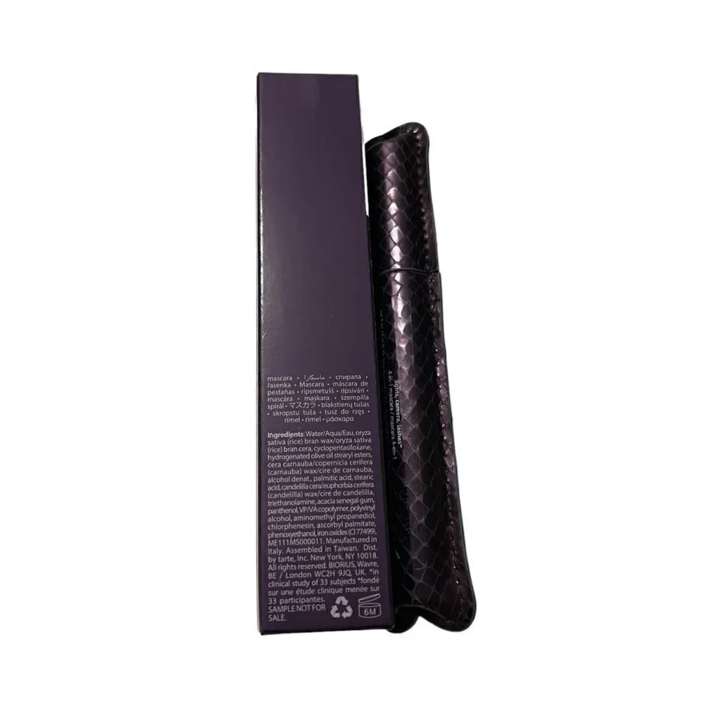 Tarte BNIB Lights Camera Lashes Curling Volumizing Conditioning Black Mascara